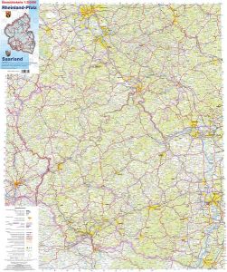 Übersichtskarte Rheinland-Pfalz und Saarland 1:250 000 (Kartenblatt)