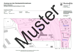 Bodenrichtwertkarte (Auszug)